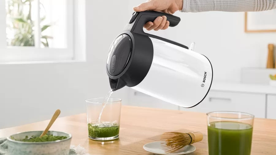Bosch TWK7L461, Чайник, 2400 W, 1.7 l, Бял