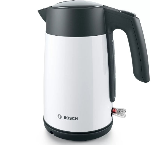 Bosch TWK7L461, Чайник, 2400 W, 1.7 l, Бял
