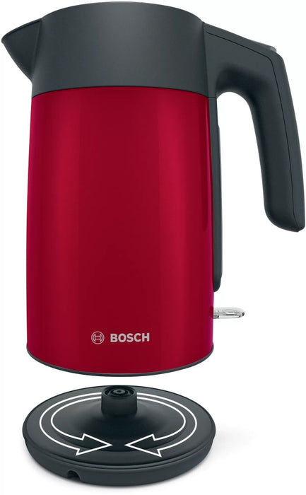 Bosch TWK7L464, Чайник, 2400 W, 1.7 l, Червен