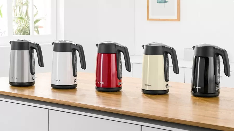 Bosch TWK7L464, Чайник, 2400 W, 1.7 l, Червен