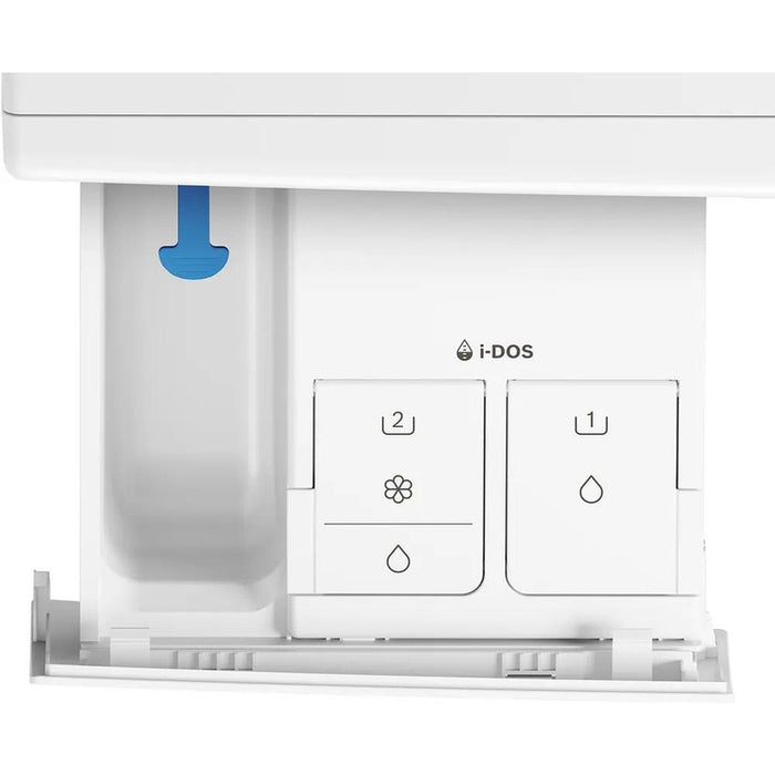 Bosch WGB244A2BY, SER8, Пералня 9 кг, A-50%, 1400 об/мин, 47/71dB(A), i-DOS, 4D Wash, HC, Iron Assist, AntiStain Plus, AquaStop, Вътрешно осветление, барабан waveDrum 65 л, хром-черно-сива врата