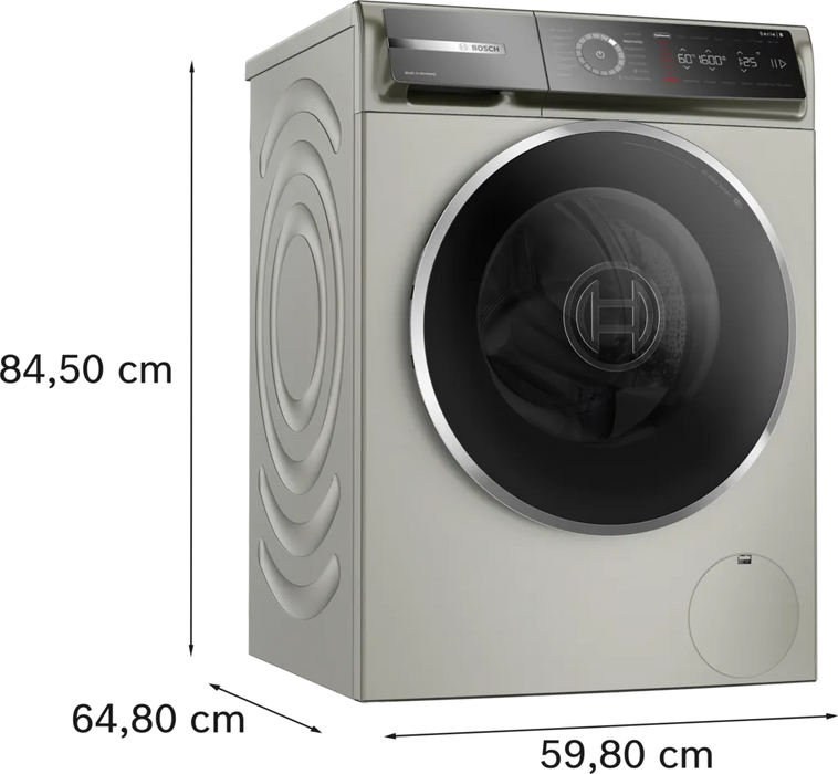 Пералня BOSCH WGB2560X1, 10 кг, 1600 об/мин. Сребрист инокс