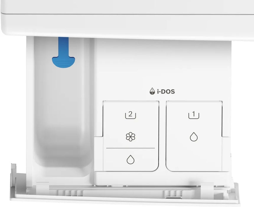 Bosch WGG244F9BY, SER6, Washing machine 9kg, A, 1400 rpm, 70db(A), waveDrum 65l, i-DOS, Recharge function, EcoSilence Drive,White