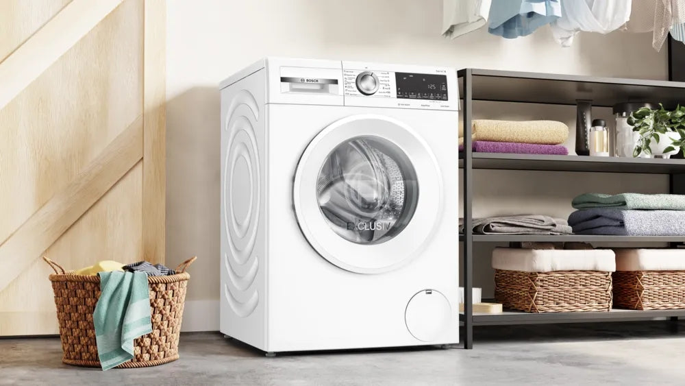 Bosch WGG244Z4BY, SER6, Washing machine 9kg, A, 1400 rpm, 70db(A), AntiStain 4, waveDrum 65l, White