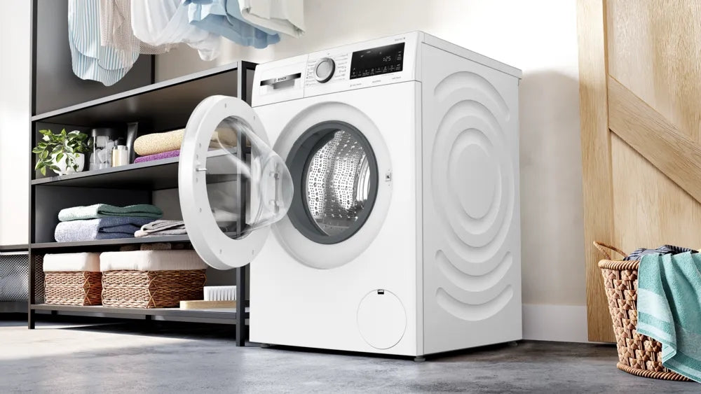 Bosch WGG244Z4BY, SER6, Washing machine 9kg, A, 1400 rpm, 70db(A), AntiStain 4, waveDrum 65l, White