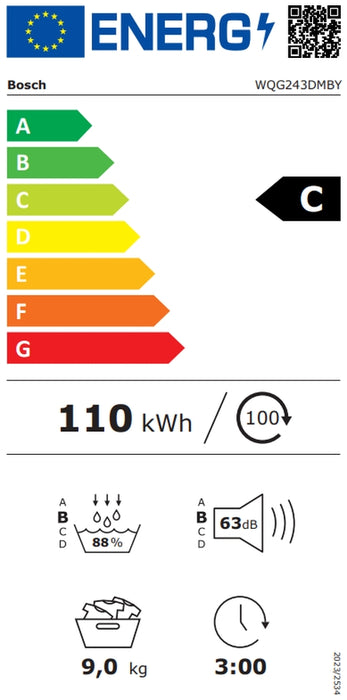 Сушилня Bosch WQG243DMBY