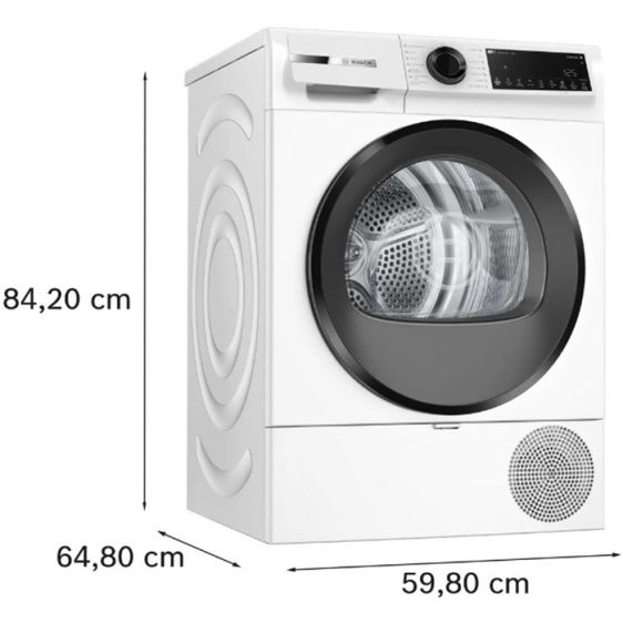 Сушилня BOSCH WQJ24201BY, 9 кг, Термопомпа, Auto Dry