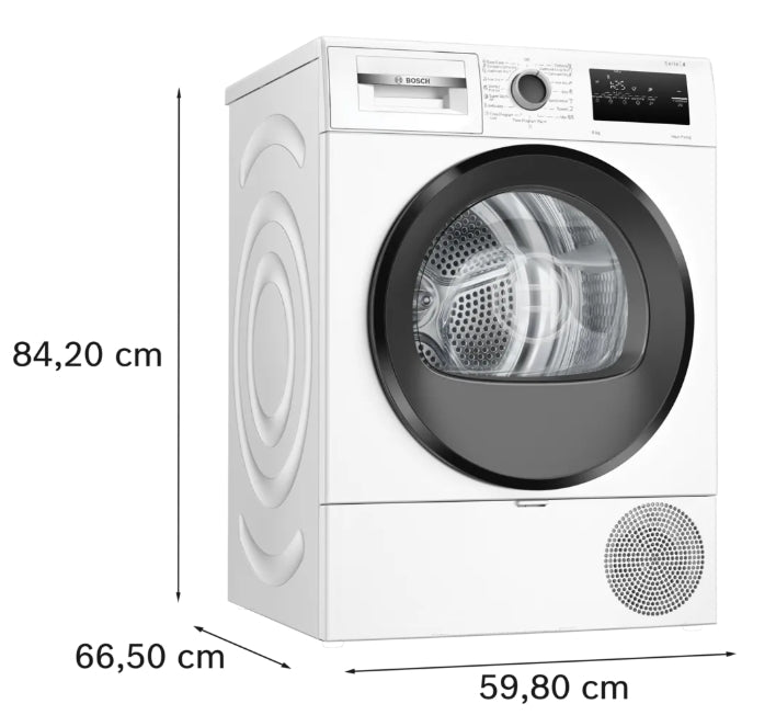 Сушилня BOSCH WTH85221BY, 8 кг, Термопомпа
