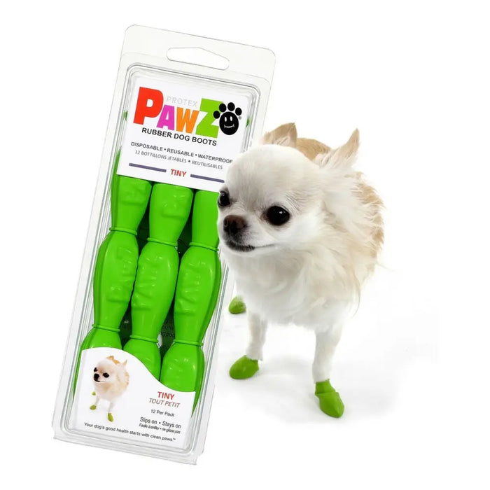 Ботуши Pawz Куче 12 броя Зелен