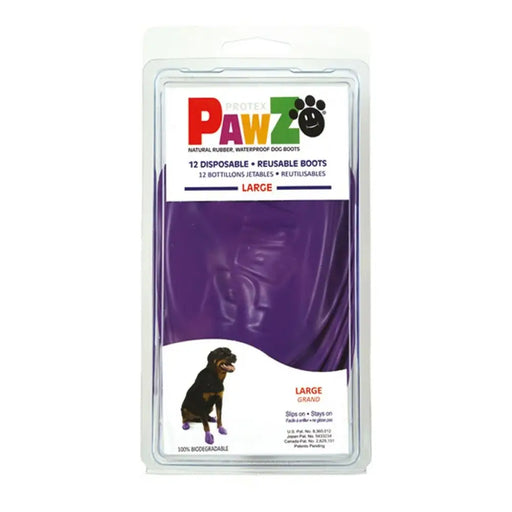 Ботуши Pawz Куче 12 броя Лилав Размер L
