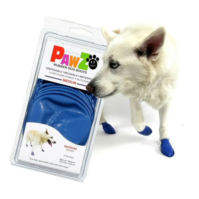 Ботуши Pawz Куче 12 броя Син Размер М