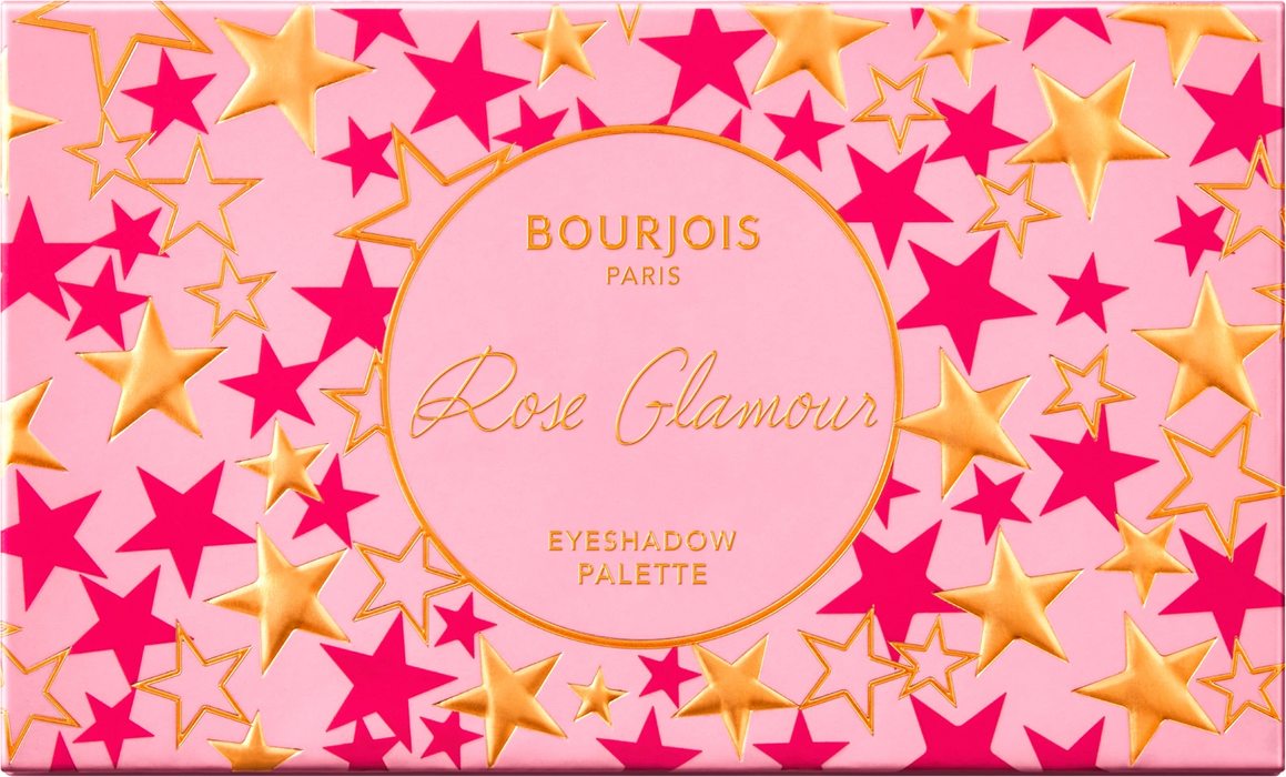 Палитра сенки за очи Gold Glamour - Nr. Rose 003, 7 g