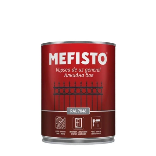 БОЯ АЛКИДНА MEFISTO 0,65 СИВ 7046