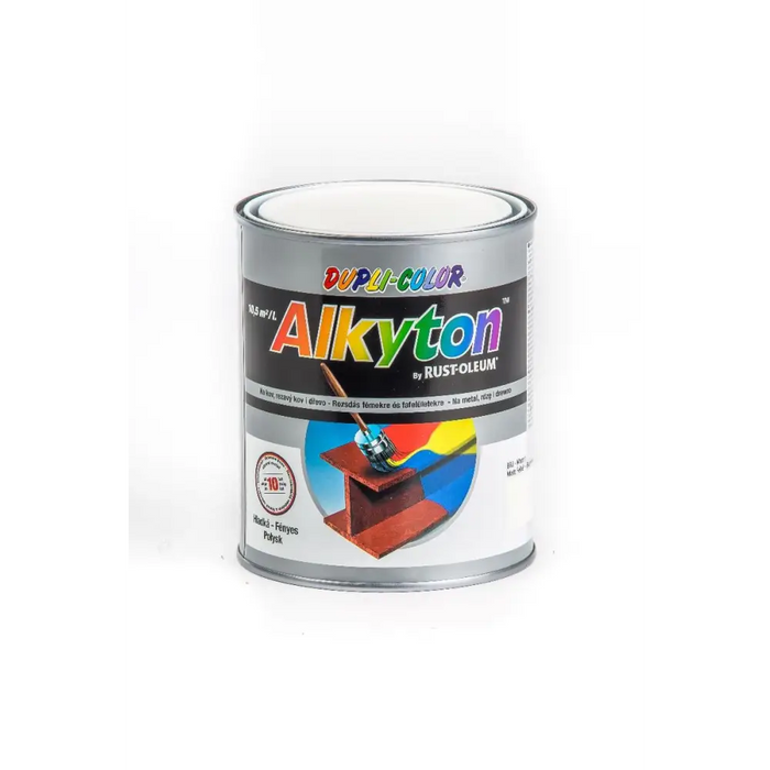 БОЯ 4В1 ALKYTON RAL 9010 БЯЛ ГЛАНЦ 750ML