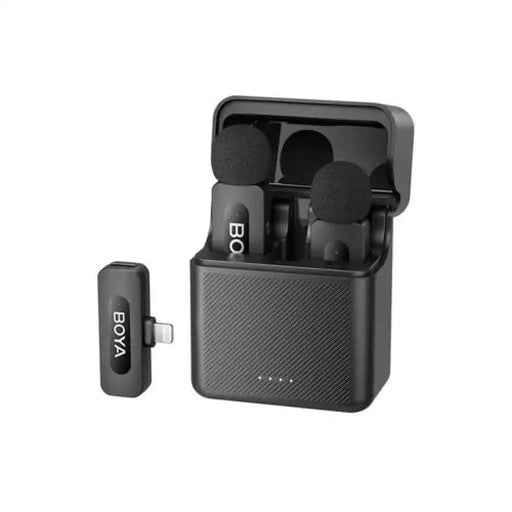 BOYA Microphone Wireless BY-V3 2.4GHz with 2 transmitters