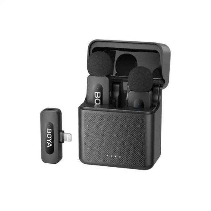 BOYA Microphone Wireless BY-V30 2.4GHz with 2 transmitters