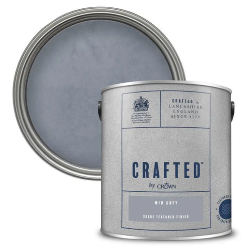 БОЯ С ВЕЛУРЕН ЕФЕКТ CROWN MID GREY 2.5L