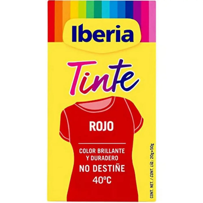 Боя за дрехи Tintes Iberia 20 g Червен 40º C