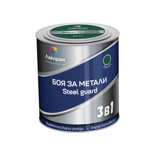 БОЯ ЗА МЕТАЛ 3 В 1 ЗЕЛЕН 700 ML LACKPROM