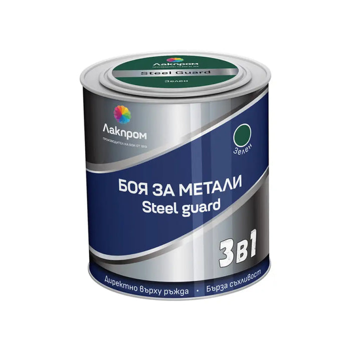 БОЯ ЗА МЕТАЛ 3 В 1 ЗЕЛЕН 700 ML LACKPROM