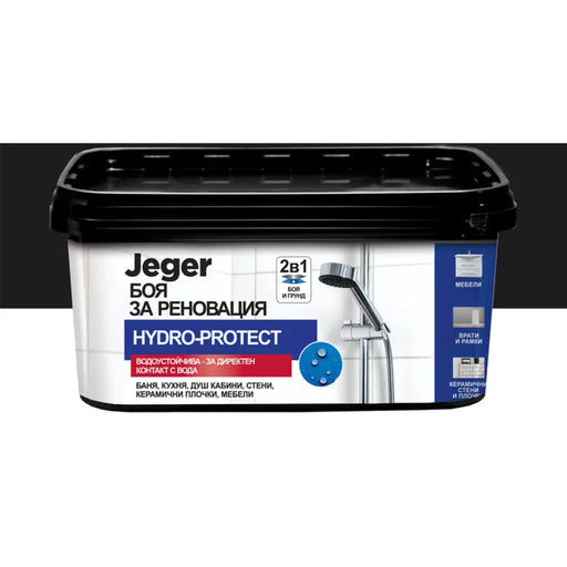 БОЯ ЗА РЕНОВАЦИЯ HYDRO-PROTECT ЧЕРНА 2 L JEGER