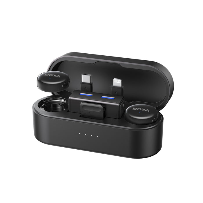 BOYA BOYALINK 3-02 Безжичен микрофон 2.4GHz USB-C - Черен