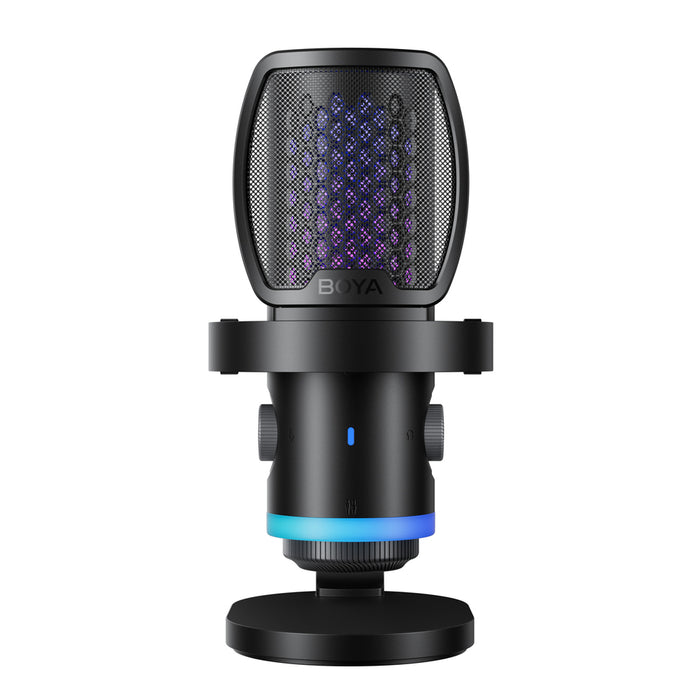 BOYA CastMic G40 Жичен USB-C геймърски микрофон - Черен