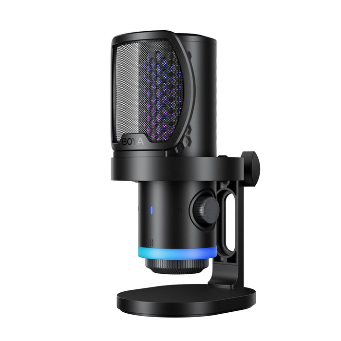BOYA CastMic G40 Жичен USB-C геймърски микрофон - Черен