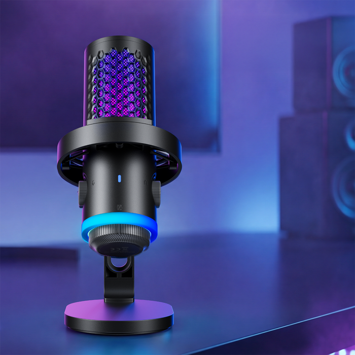 BOYA CastMic G40 Жичен USB-C геймърски микрофон - Черен