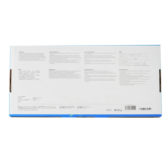 Студиен микрофон BOYA CastMic P60B с рамо, кабелен, USB XLR - черен