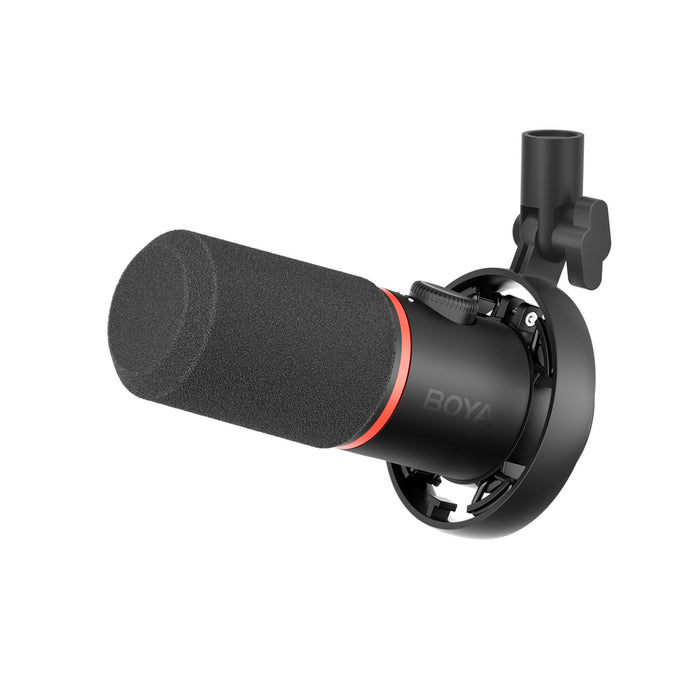 BOYA CastMic S60 Жичен динамичен геймърски микрофон USB XLR - Черен