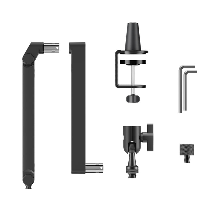 BOYA MIC ARM LP Нископрофилно рамо за микрофон със скоба - черно