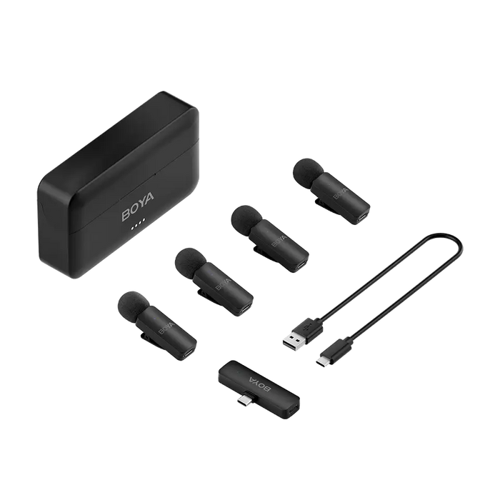 Безжична микрофонна система BOYA BY-V4U - USB-C