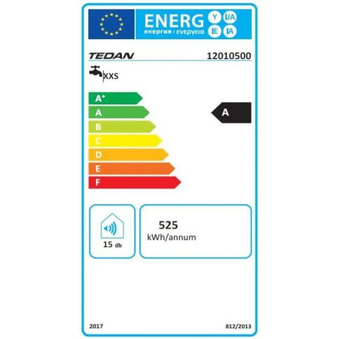 Бойлер TEDAN Mini Pro Inox 10 литра под мивка неръждаем 2 kW
