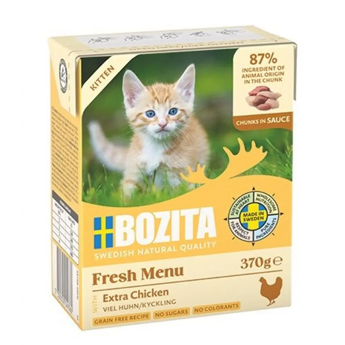 BOZITA Fresh Menu Kitten Chunks in sauce - мокра храна