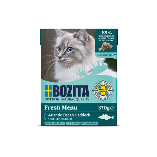 BOZITA Fresh Menu Пикша в желе - мокра храна за котки