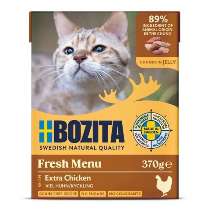 BOZITA Fresh Menu Пиле в желе - мокра котешка храна - 370гр