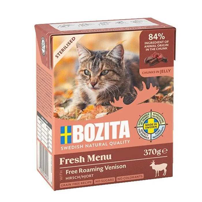 BOZITA Fresh Menu Sterilized Venison - мокра храна за котки