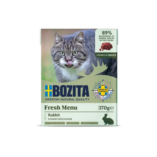 BOZITA Fresh Menu Заек в сос - мокра котешка храна - 370гр