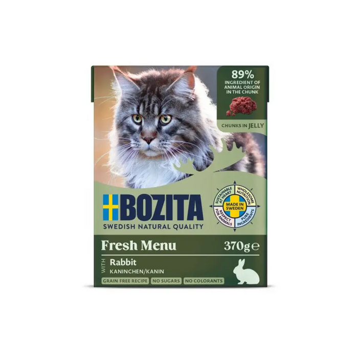 BOZITA Fresh Menu Заек в желе - мокра котешка храна - 370гр