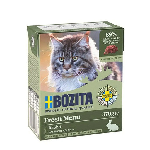 BOZITA Fresh Menu Заек в желе - мокра котешка храна - 370гр