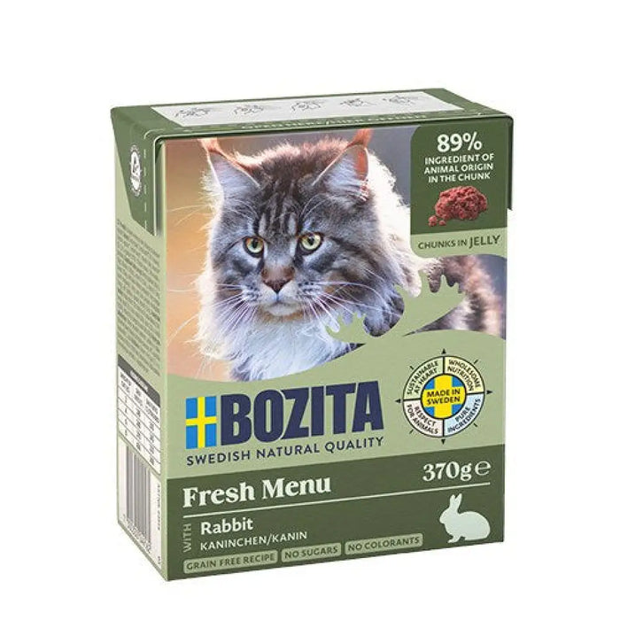 BOZITA Fresh Menu Заек в желе - мокра котешка храна - 370гр