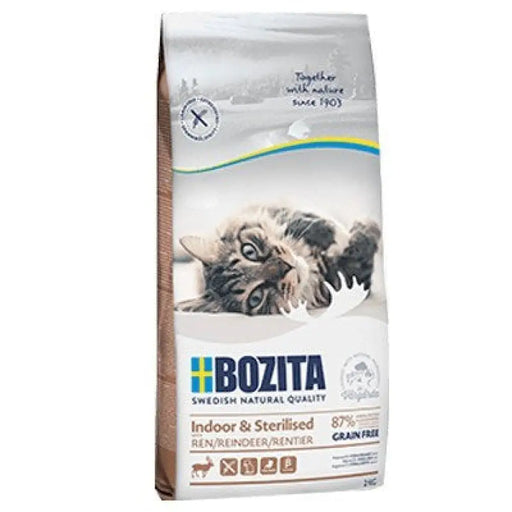 Bozita Indoor&Sterilised Grain free Reindeer 10кг