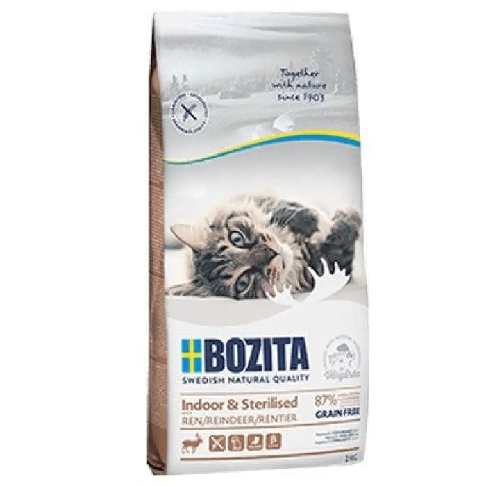 Bozita Indoor&Sterilised Grain free Reindeer 2 кг