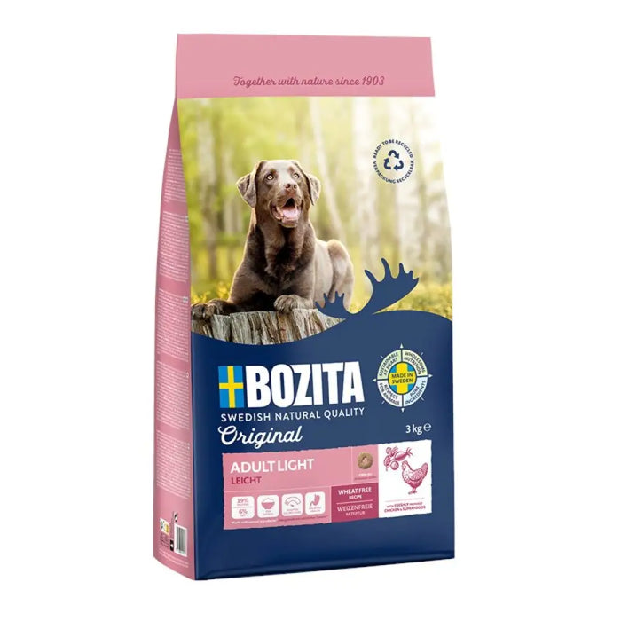 BOZITA Original Adult Light Chicken - суха храна за кучета