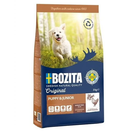 BOZITA Original Puppy & Junior Chicken - суха храна