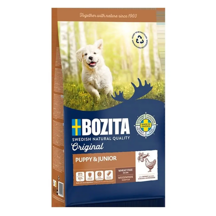 BOZITA Original Puppy & Junior Chicken - суха храна