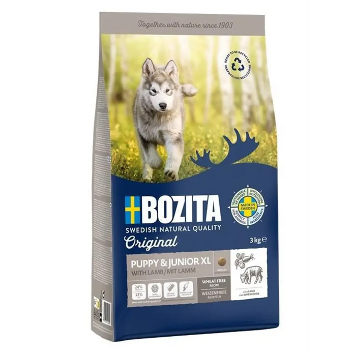 BOZITA Original Puppy & Junior XL Lamb - суха храна