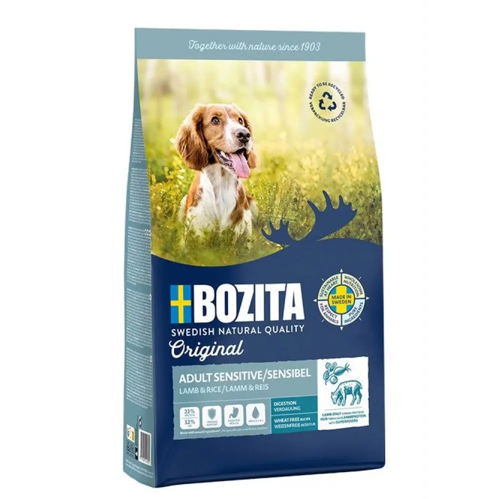BOZITA Original Sensitive Digestion Агнешко и ориз - суха