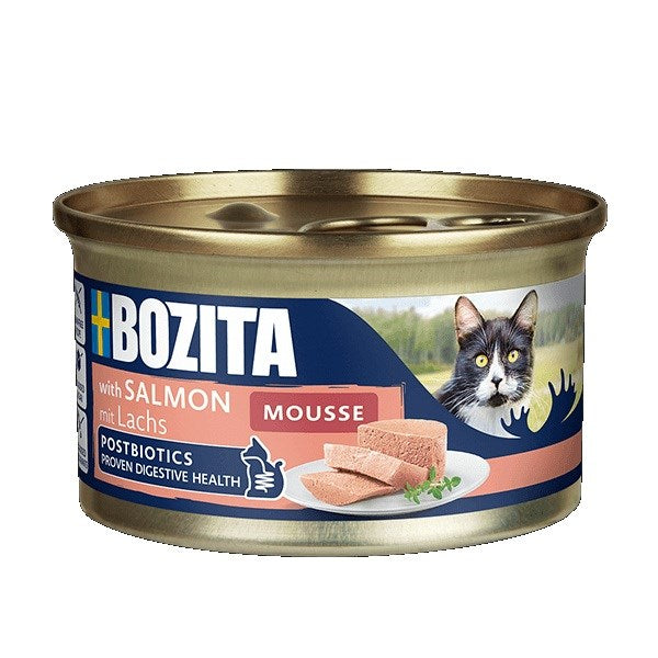 BOZITA Мус със сьомга - мокра храна за котки - 85 г